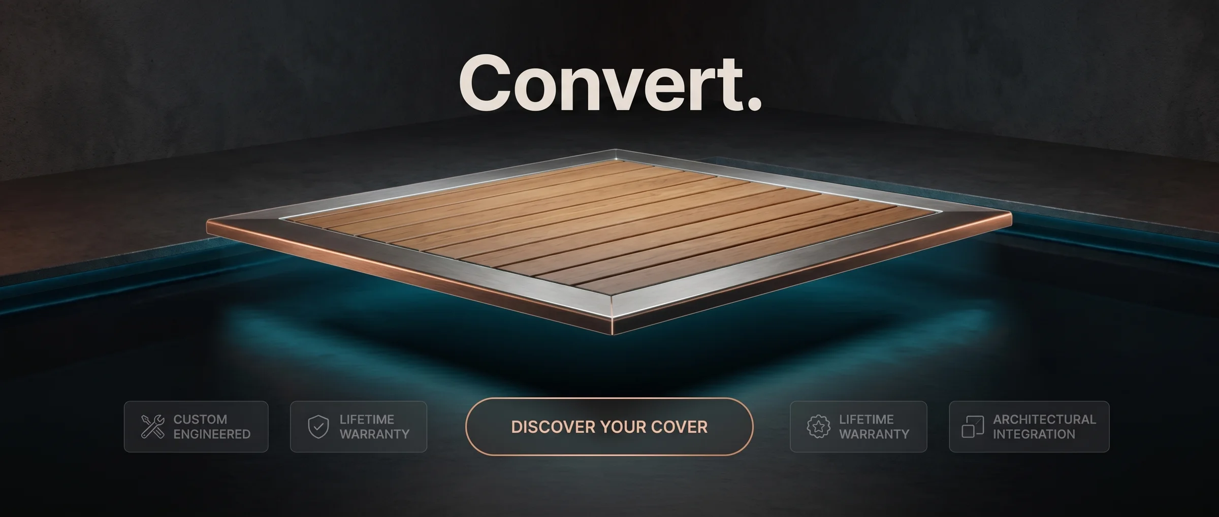 The Lux Cover Croatia Convert screen, shown cinematically